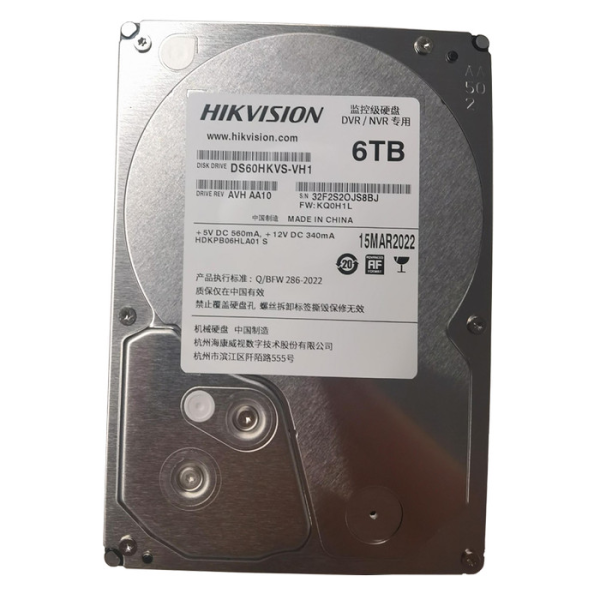 მყარი დისკი, Hikvision,HDD, 6TB, DS60HKVS-VX1