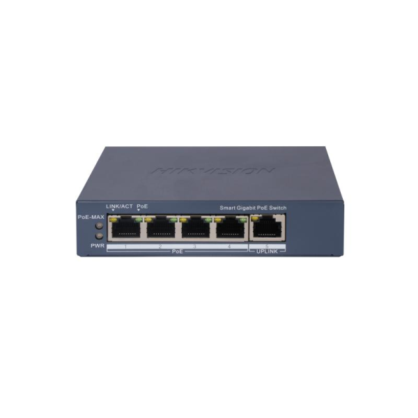 სვიჩი POE DS-3E1505P-EI,4 Port Gigabit Smart POE Switch