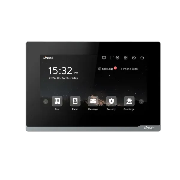 Dnake E216:  ჭკვიანი 7 დიუმიანი სენსორული ეკრანი