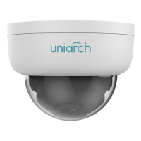UNIARCH - IP Camera - 4MP Dome Camera with 2.8mm Lens, Micro SD