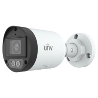 UNIVIEW-IP Camera - 2MP Bullet Camera with 2.8mm Lens, ColorHunter, Micro SD, Microphone