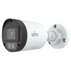 UNIVIEW-IP კამერა - 2MP Bullet კამერა 2.8 მმ ლინზით, ColorHunter, Micro SD, მიკროფონი