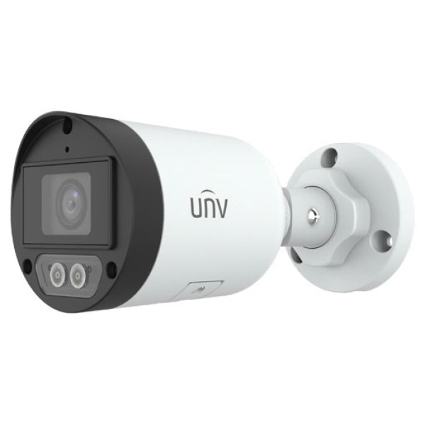UNIVIEW-IP Camera - 2MP Bullet Camera with 2.8mm Lens, ColorHunter, Micro SD, Microphone