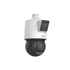 4MP+4MP Lighthunter-ის ორმაგი ლინზებიანი IP კამერა მიკროფონით