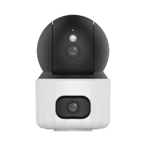 3MP Dual‑Lens PTZ Wi‑Fi Camera with Warm Light & Audio