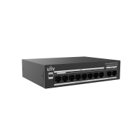 Managed switch with 8 PoE ports