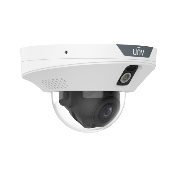 2MP Dome Camera with 2.8mm Lens, Dual-Light, SD Card and Microphone