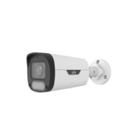 UNIVIEW-IP Camera - 4MP Bullet Camera 4.0mm Lens, White Light, Micro SD, Microphone