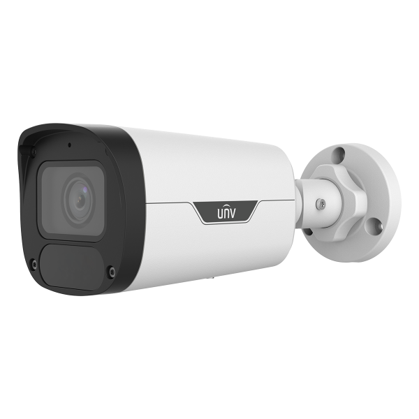 UNIVIEW-IP Camera - 4MP Bullet Camera 2.8-12mm Motorized Lens, Micro SD, Microphone